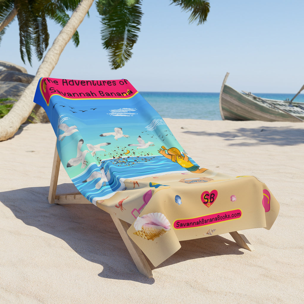 Beach Towel - Seagulls Scene