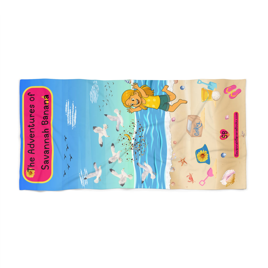 Beach Towel - Seagulls Scene