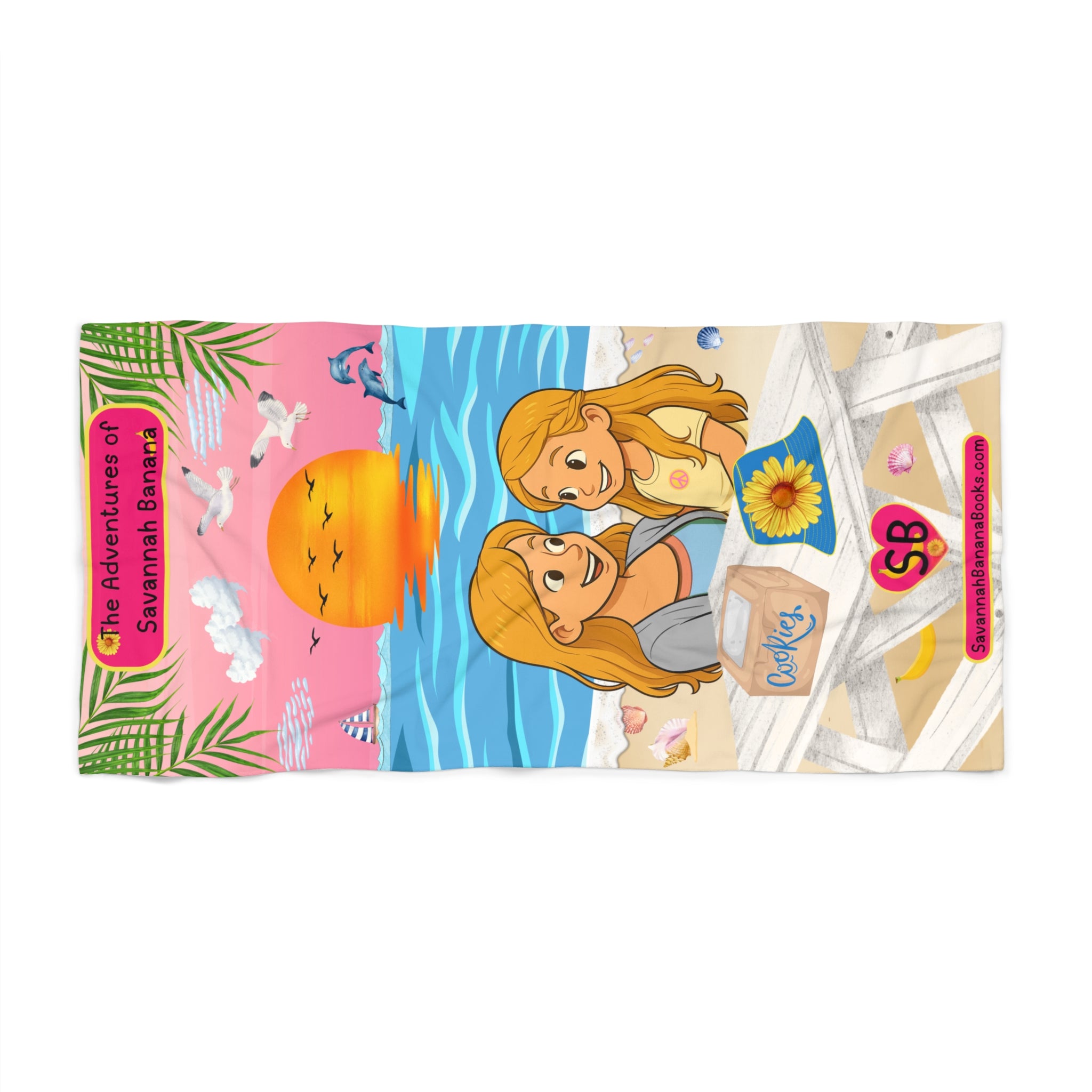 Beach Towel - Sunset Scene