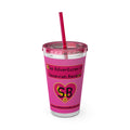 Sunsplash Tumbler with Lid & Straw, 16oz