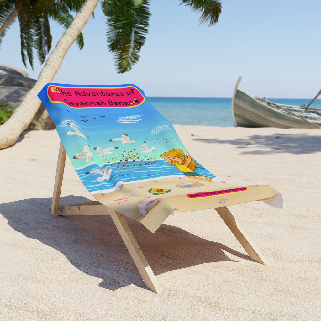 Beach Towel - Seagulls Scene